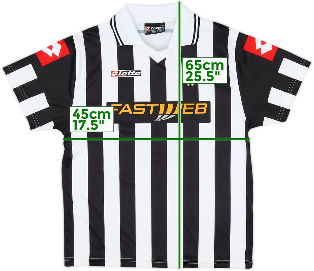 2000-01 Juventus Basic Home Shirt - 6/10 - (XL.Boys)