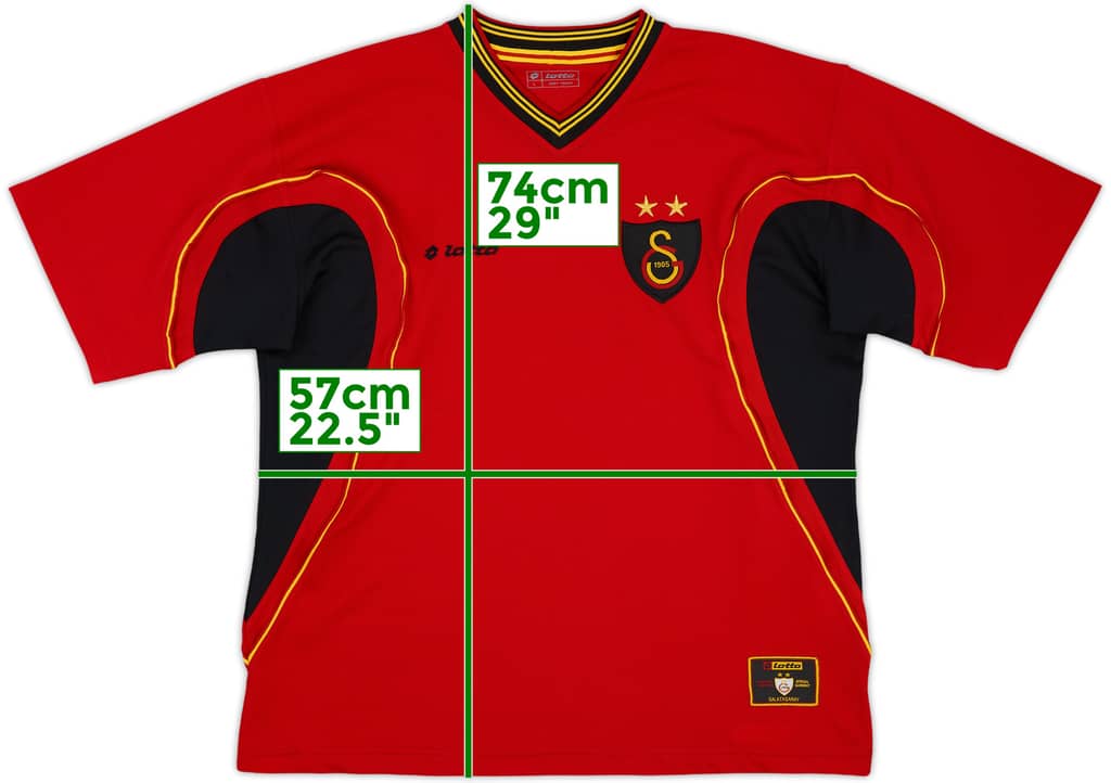 2001-02 Galatasaray Lotto Training Shirt - 8/10 - (L)
