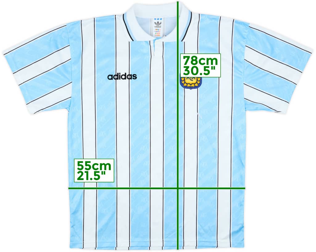 1996 Argentina Prototype Home Shirt - 6/10 - (L)