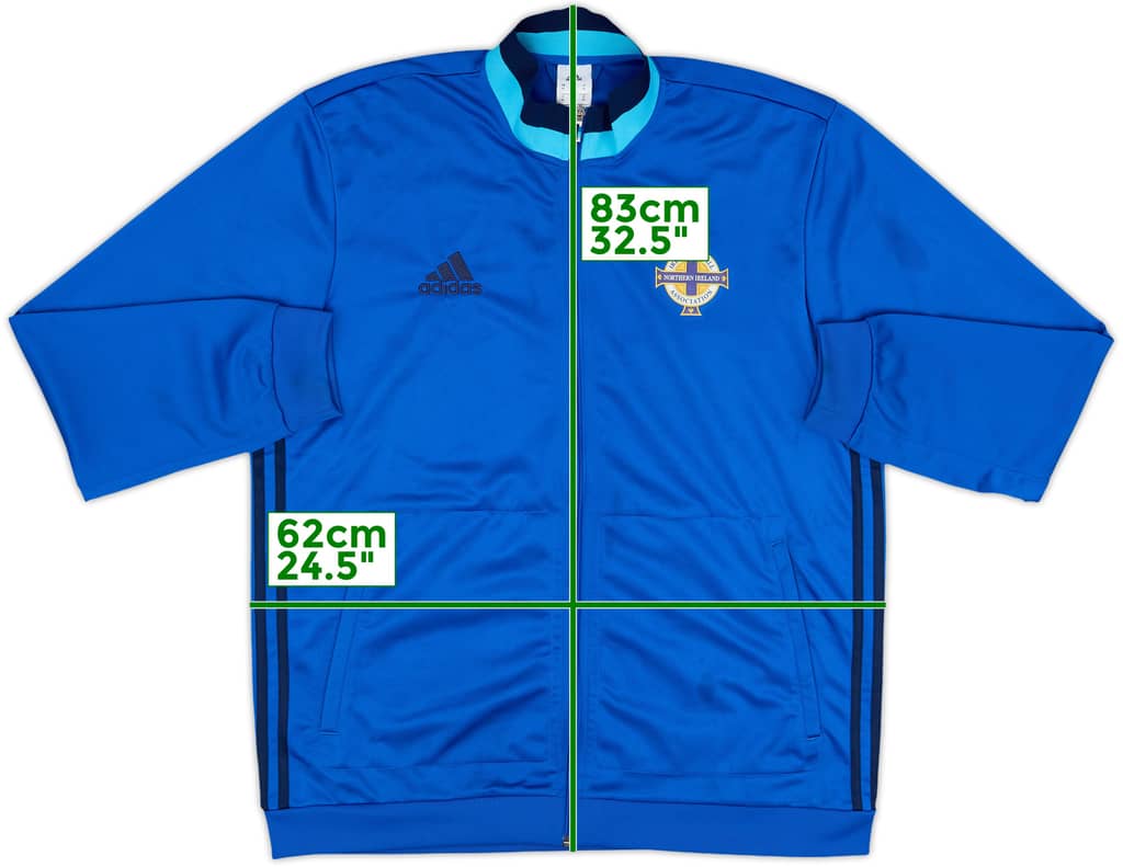 2016-17 Northern Ireland adidas Track Jacket - 7/10 - (XL)