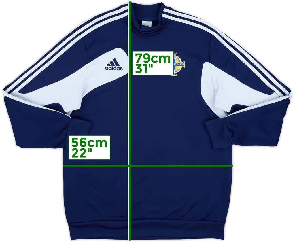 2012-13 Northern Ireland adidas Training Top - 8/10 - (L/XL)