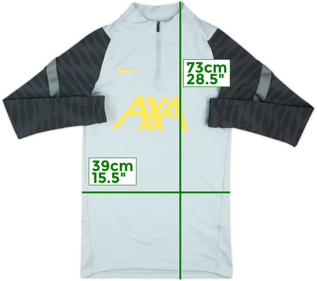 2021-22 Liverpool Nike 1/4 Zip Training Top - 8/10 - (XS)