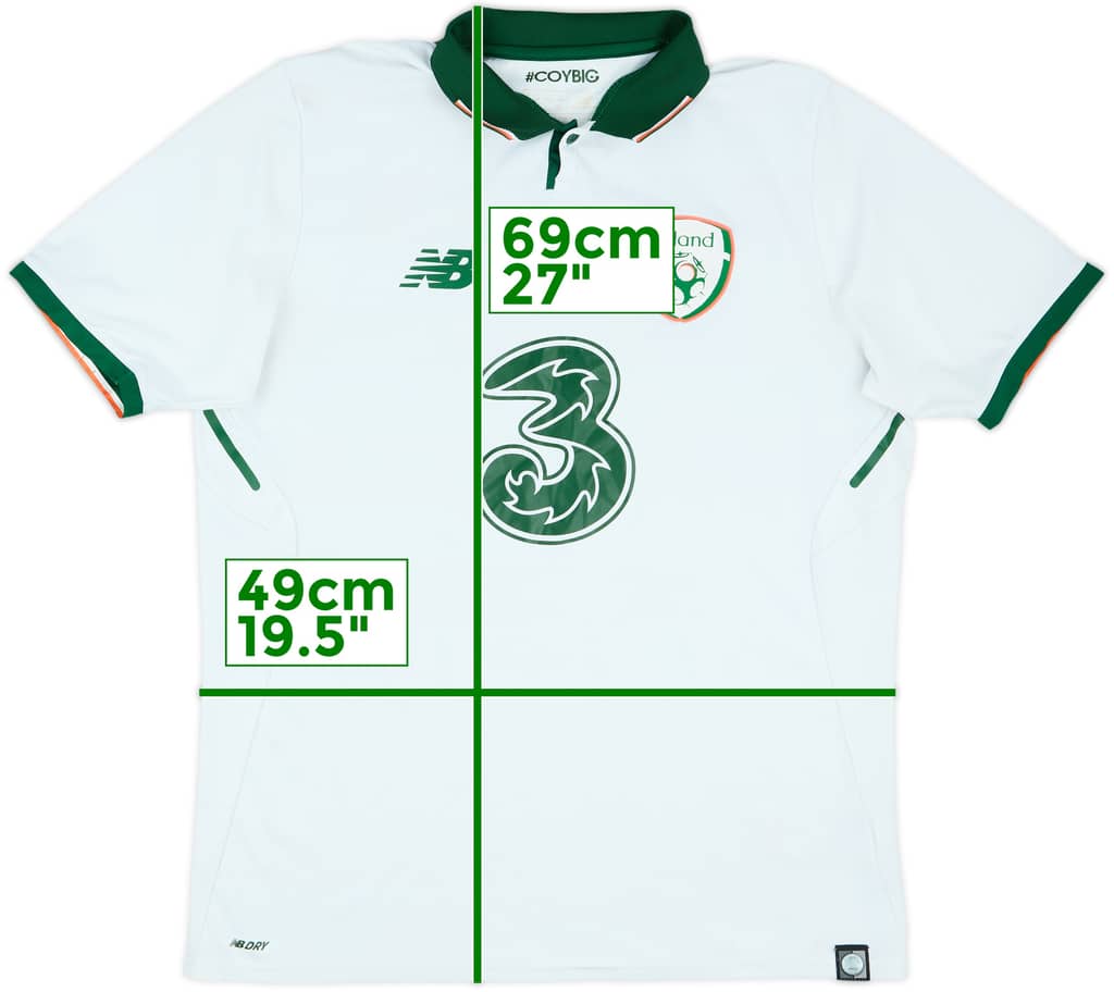 2017-18 Ireland Away Shirt - 6/10 - (M)