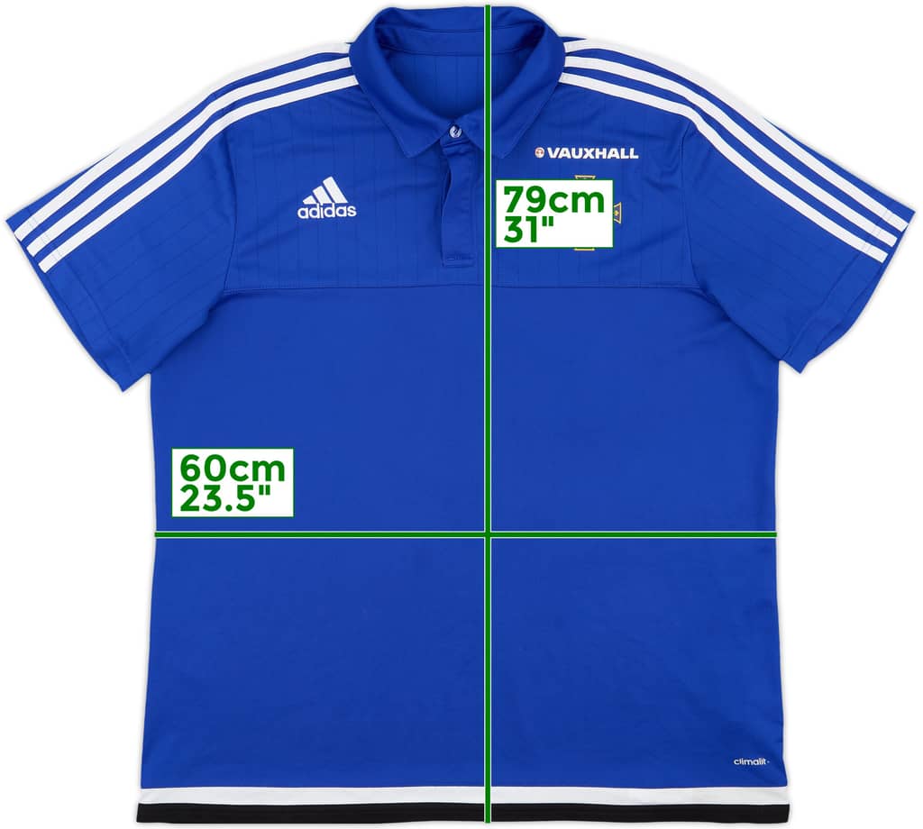 2016-18 Northern Ireland adidas Polo Shirt - 8/10 - (XL)