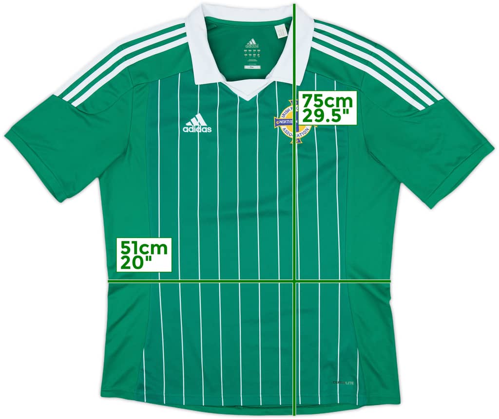 2012-13 Northern Ireland Home Shirt - 9/10 - (L)