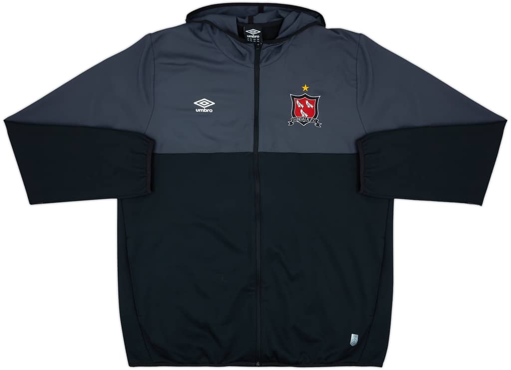 2022-23 Dundalk Umbro Hooded Track Jacket - 8/10 - (XXL)