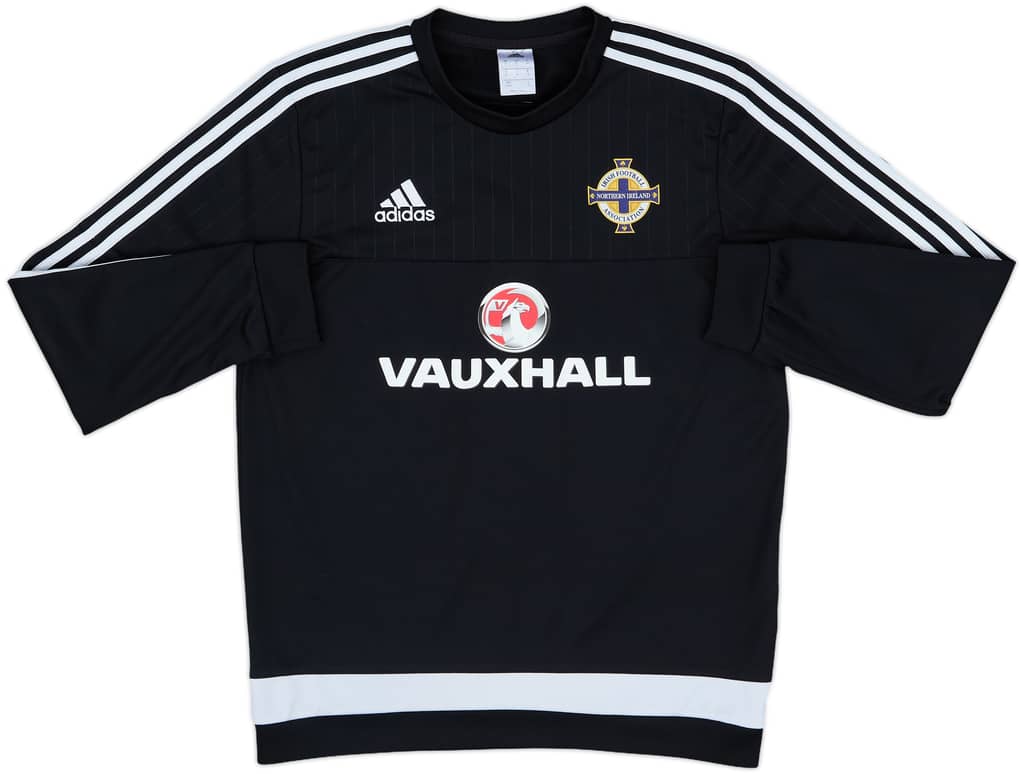 2015-16 Northern Ireland adidas Sweat Top - 8/10 - (M)