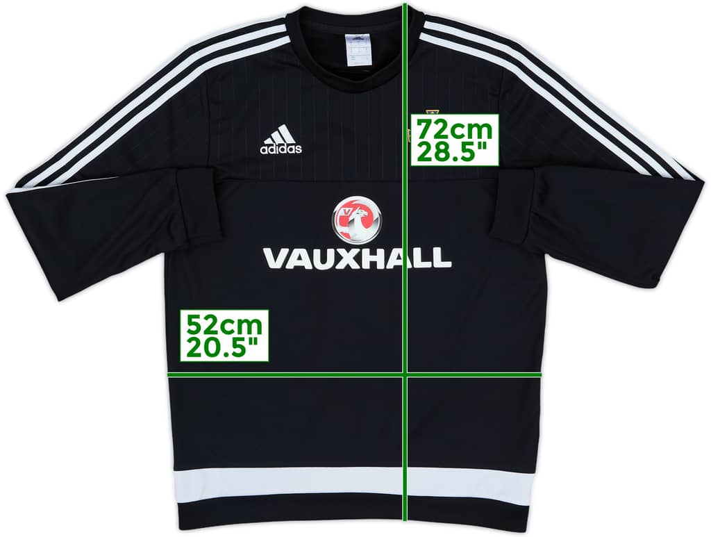 2015-16 Northern Ireland adidas Sweat Top - 8/10 - (M)