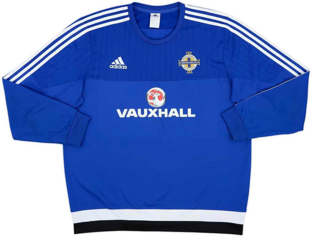 2015-16 Northen Ireland adidas Sweat Top - 8/10 - (XL)