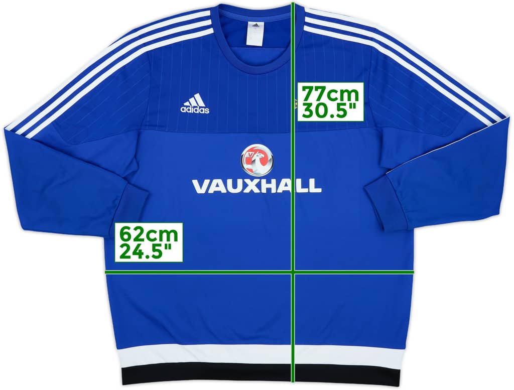 2015-16 Northen Ireland adidas Sweat Top - 8/10 - (XL)