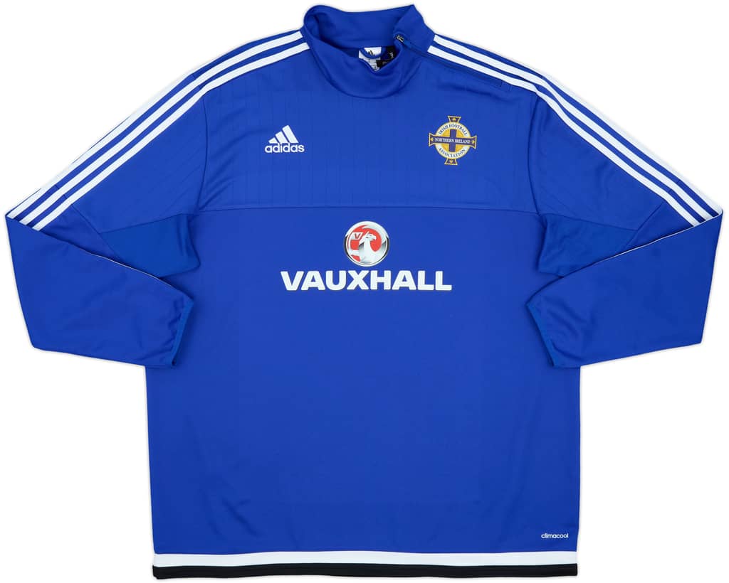 2015-16 Northern Ireland adidas Drill Top - 9/10 - (XXL)