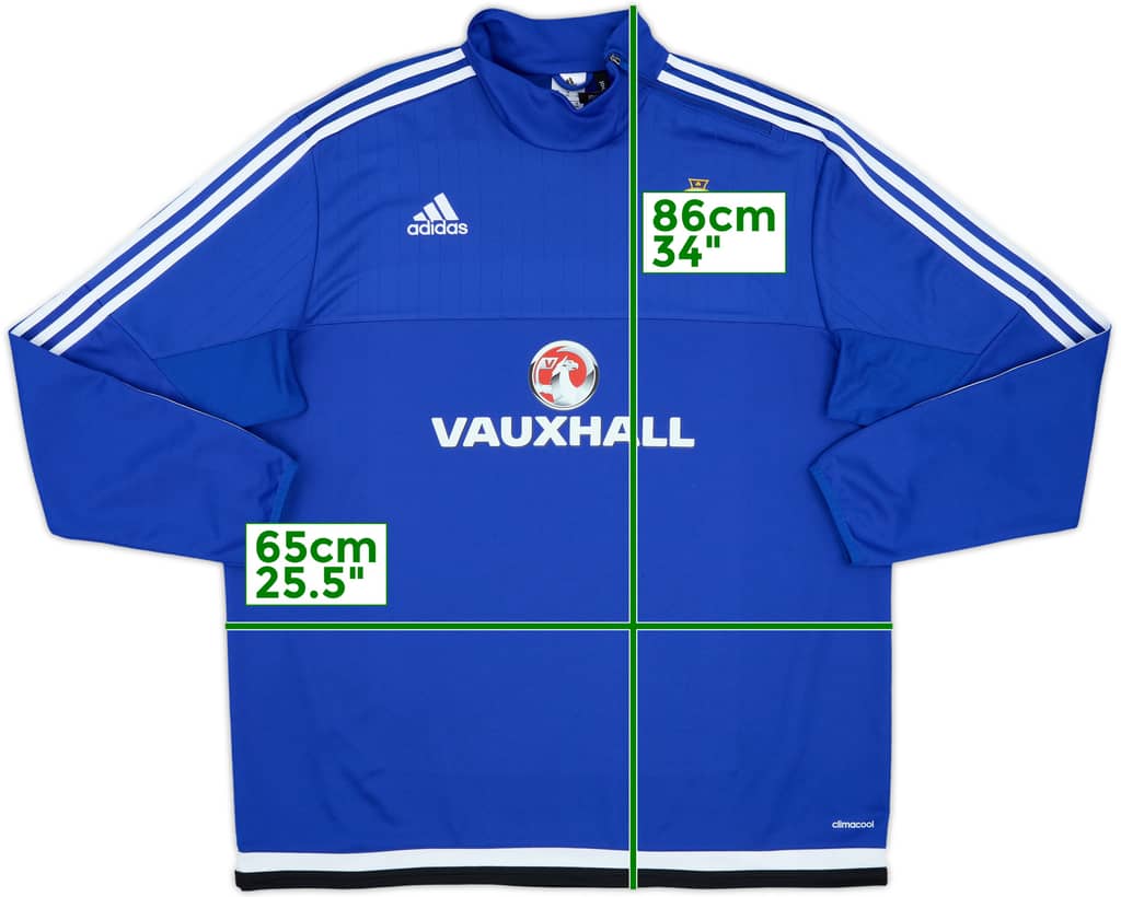 2015-16 Northern Ireland adidas Drill Top - 9/10 - (XXL)