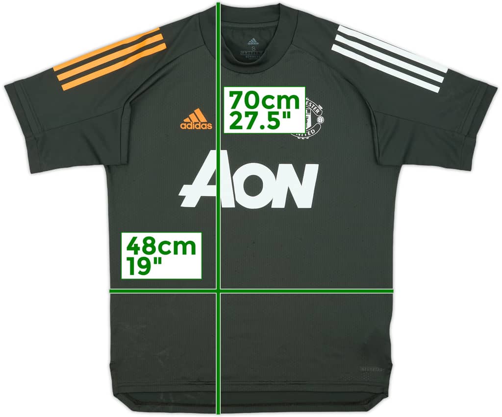2020-21 Manchester United adidas Training Shirt - 7/10 - (S)