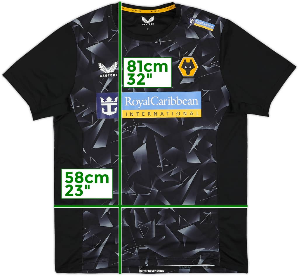 2022-23 Wolves Castore Training Shirt - 9/10 - (L)