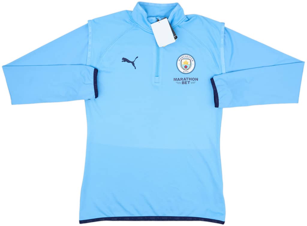 2020-21 Manchester City Puma 1/4 Zip Training Top (S)
