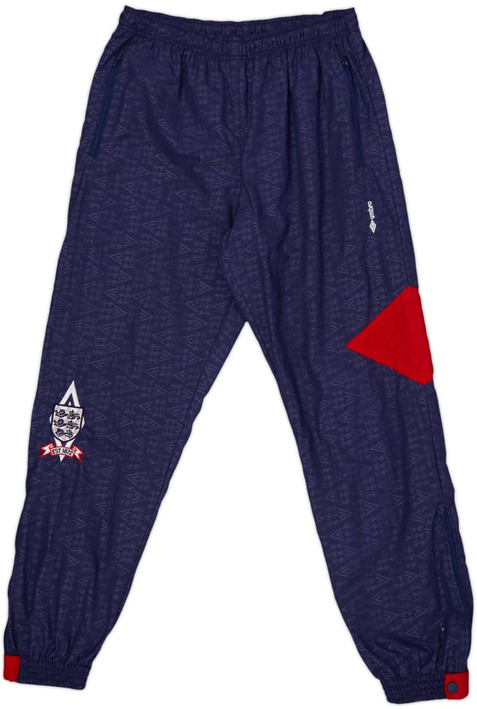 1990-92 England Umbro Tracksuit Bottoms - 8/10 - (XL)