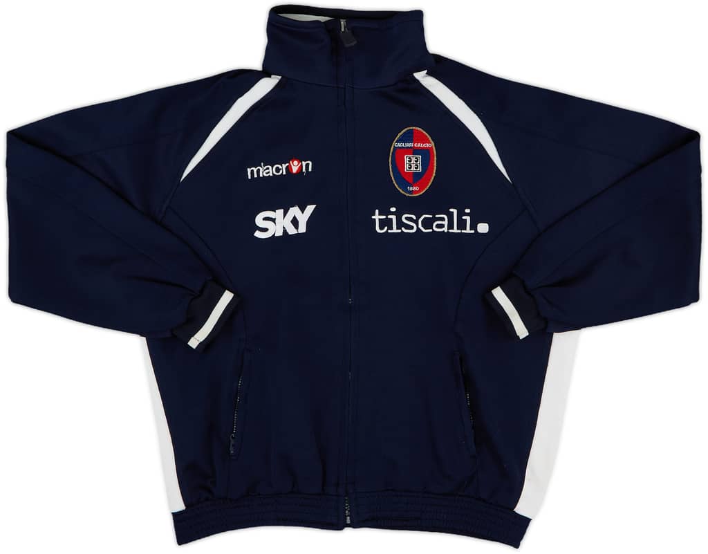 2008-09 Cagliari Macron Track Jacket - 7/10 - (XXS)