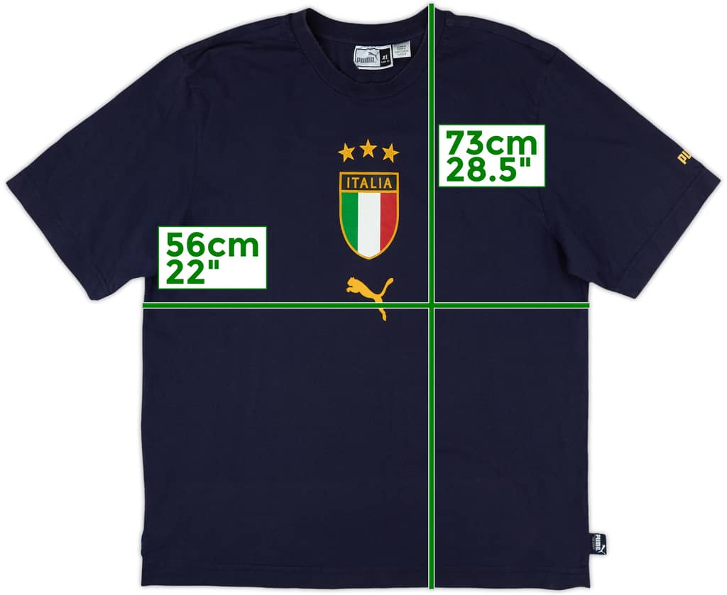 2006-07 Italy Puma Cotton Tee - 6/10 - (XL)