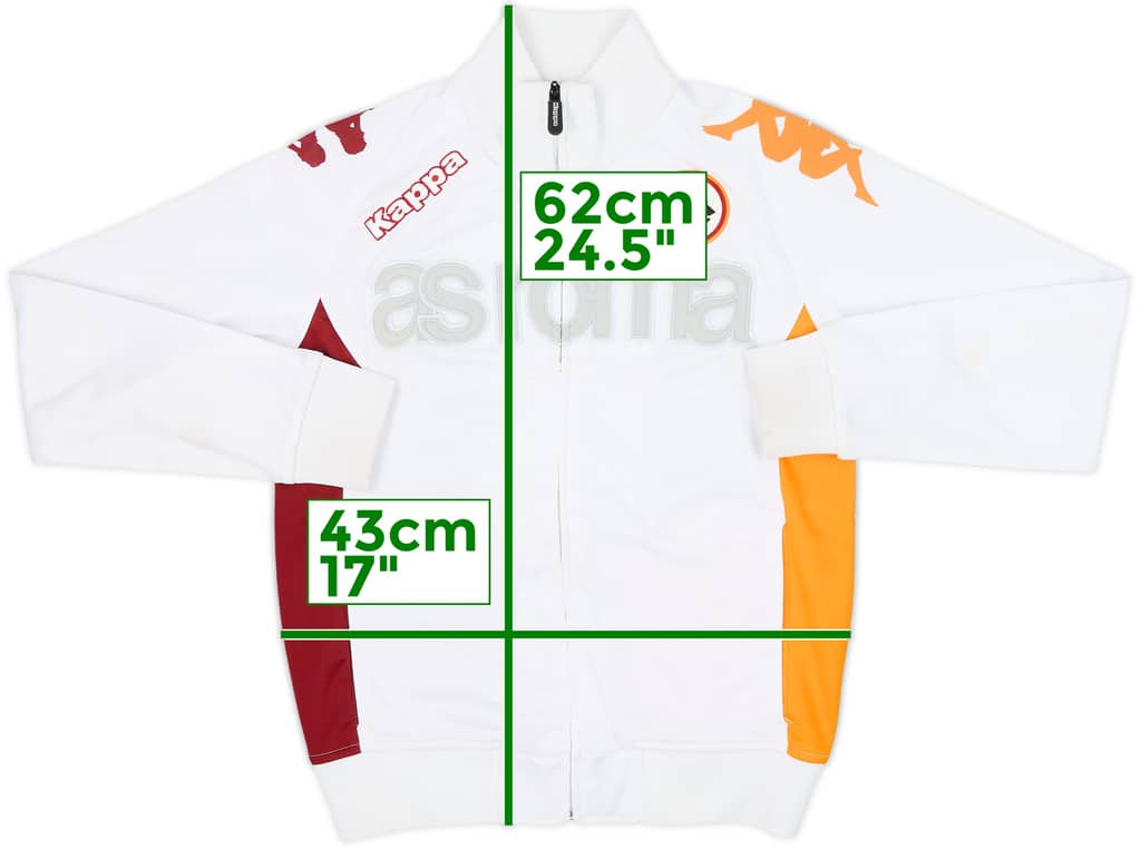 2010-11 Roma Kappa Track Jacket - 8/10 - (XL.Boys)