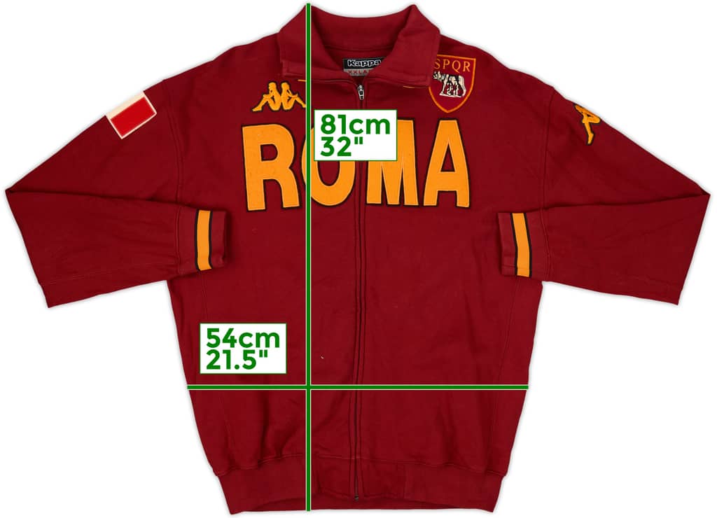 2008-09 Roma Kappa Track Jacket - 8/10 - (XXL)