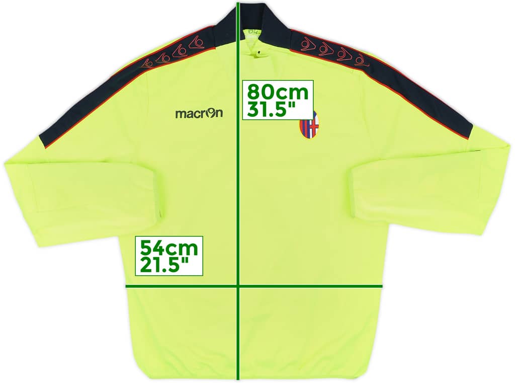 2016-17 Bologna Macron 1/4 Zip Drill Top - 6/10 - (XL)