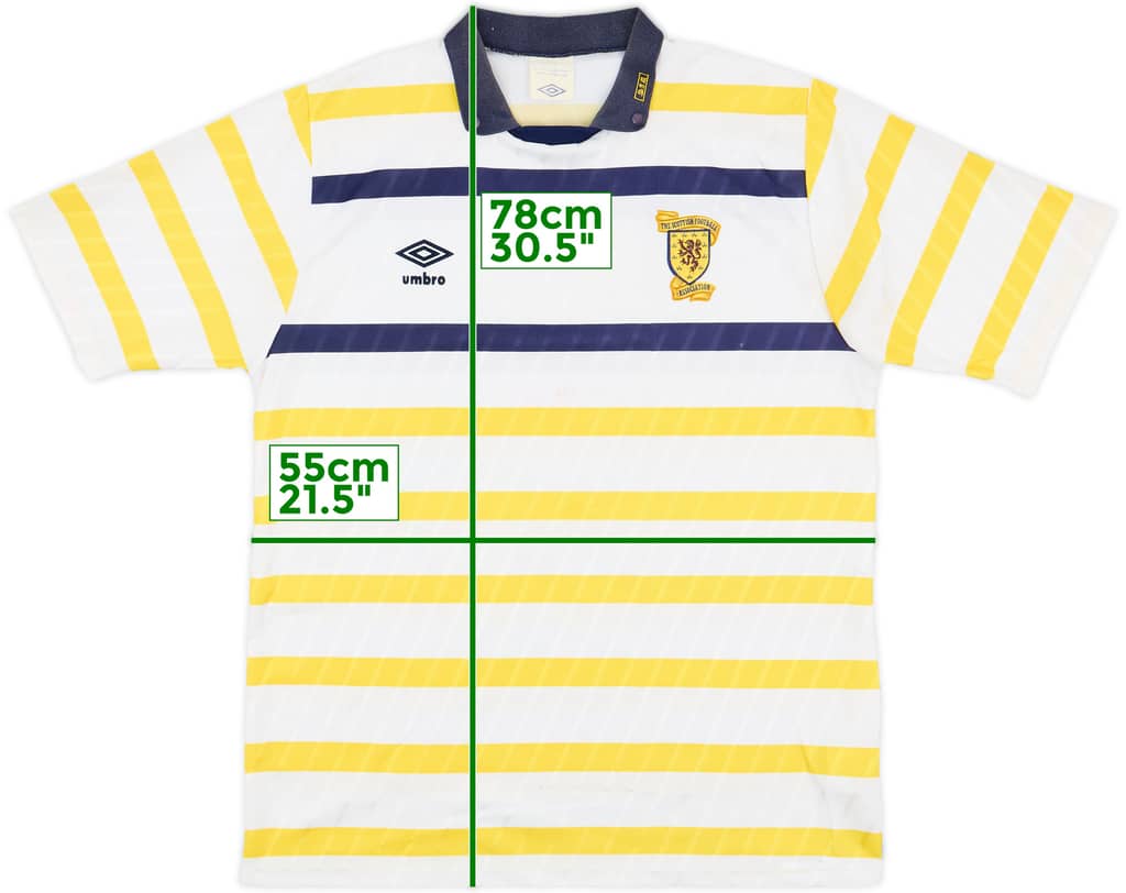 1988-91 Scotland Away Shirt - 8/10 - (M)