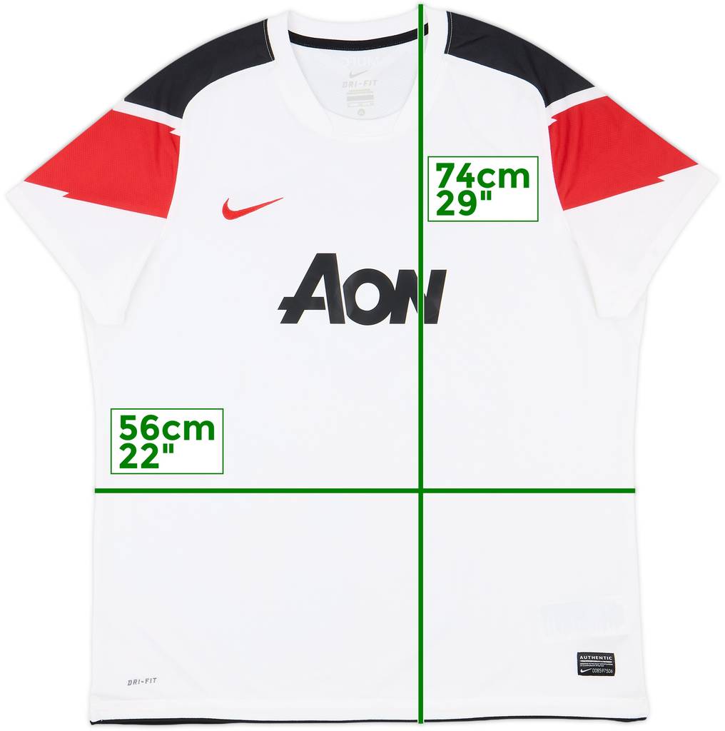 2010-12 Manchester United Away Shirt - 10/10 - (Women's XL)