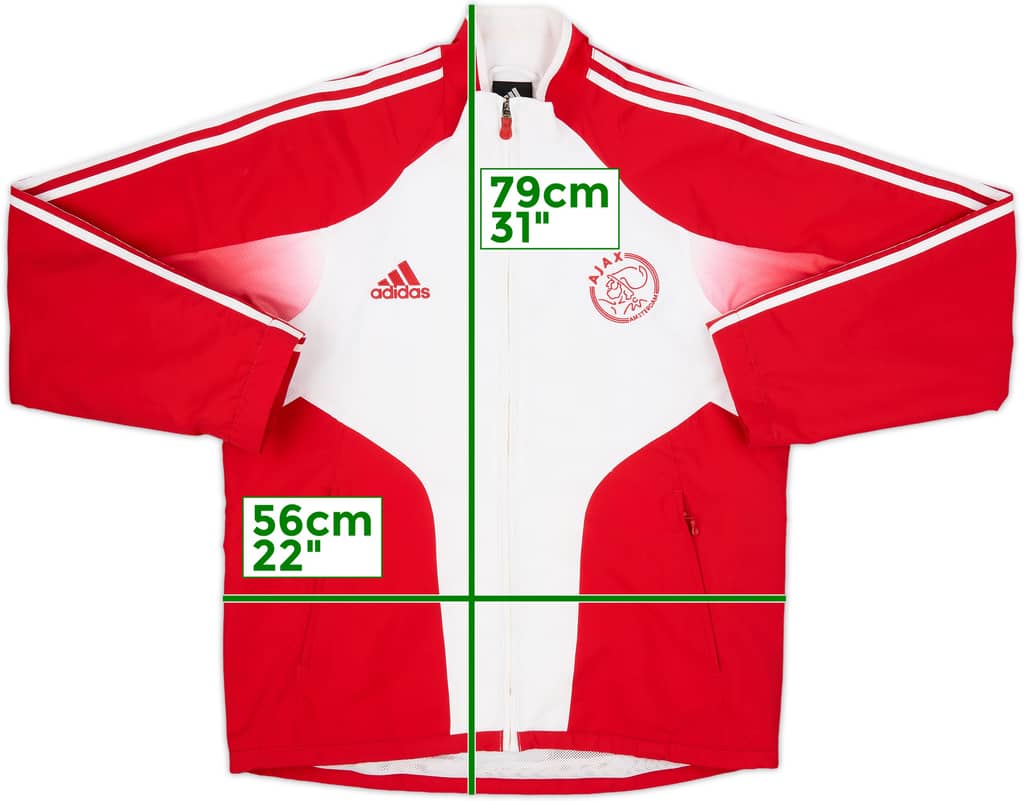 2005-06 Ajax adidas Track Jacket - 7/10 - (M)