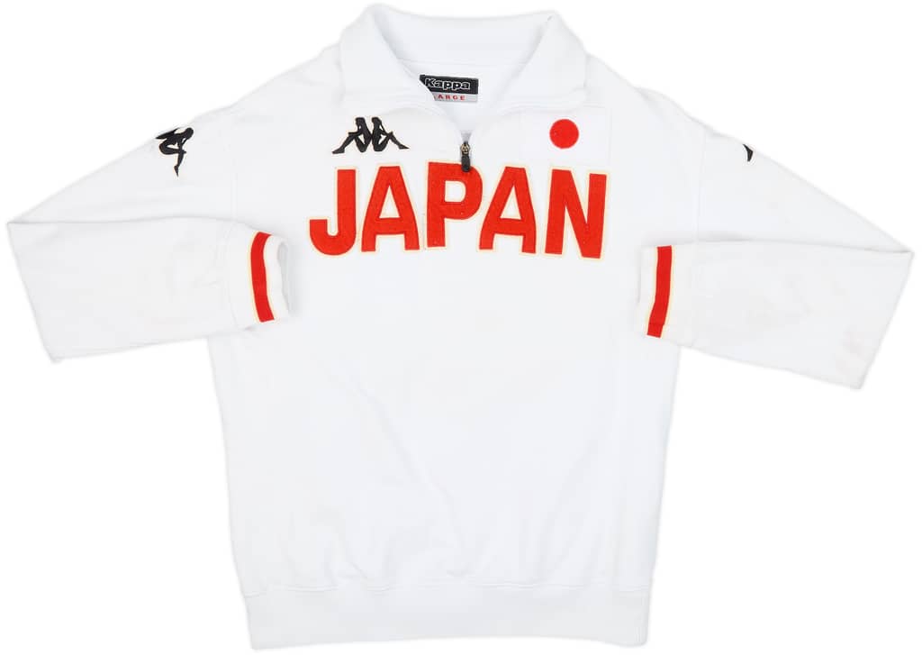2009-10 Japan Kappa 1/4 Zip Training Top - 8/10 - (L)