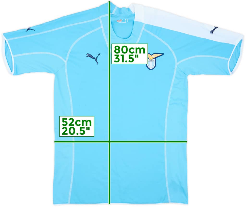 2005-06 Lazio Home Shirt - 8/10 - (L)