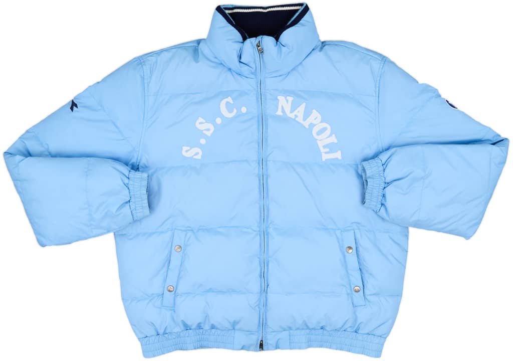 2007-08 Napoli Diadora Padded Bench Coat - 7/10 - (XL)