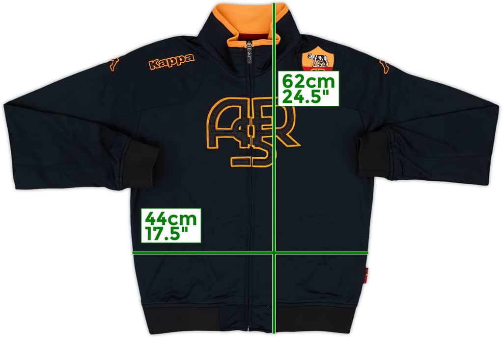2011-12 Roma Kappa Track Jacket - 8/10 - (M.Boys)