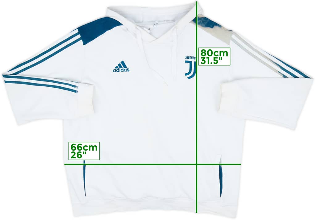 2017-18 Juventus adidas Hooded Sweat Top - 4/10 - (XXL)