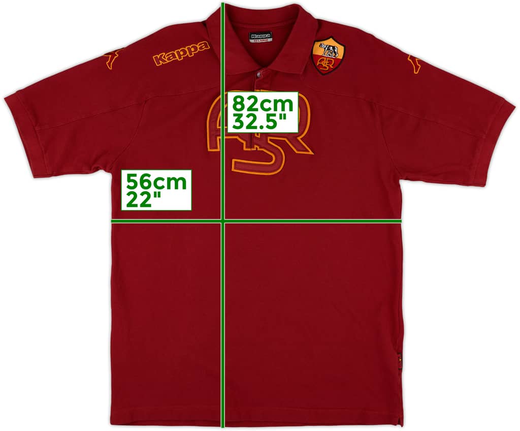 2010-11 Roma Kappa Polo Shirt - 9/10 - (XXL)