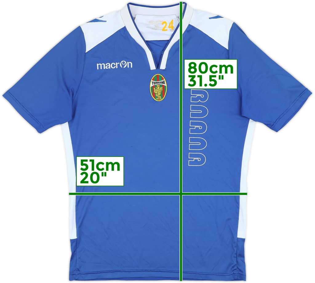 2017-18 Ternana Macron Player Issue Training Shirt - 7/10 - (XL)
