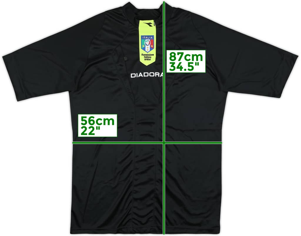 2009-10 Italy FIGC Diadora Referee Shirt - 9/10 - (L)