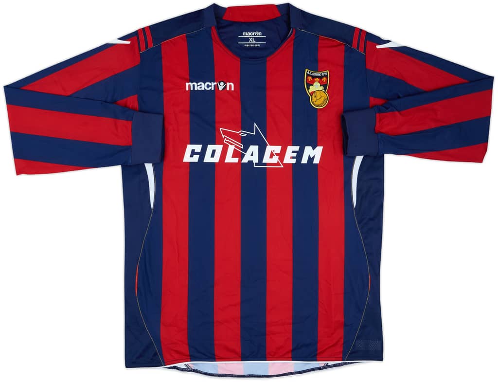 2009-10 Gubbio Home L/S Shirt - 9/10 - (XL)
