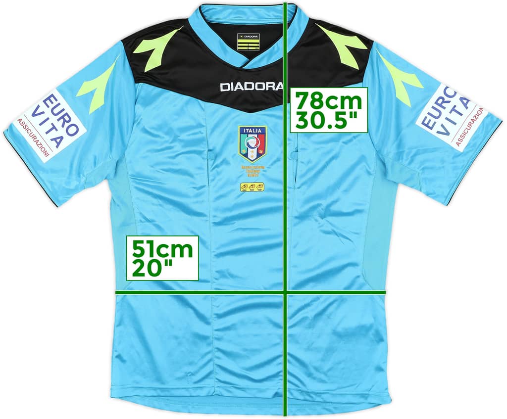 2015-16 Italy Diadora Referee Shirt - 9/10 - (M)