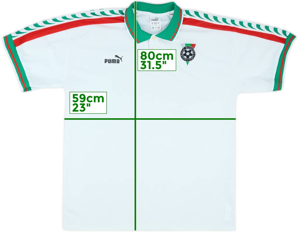 1996-98 Bulgaria Home Shirt - 7/10 - (XL)