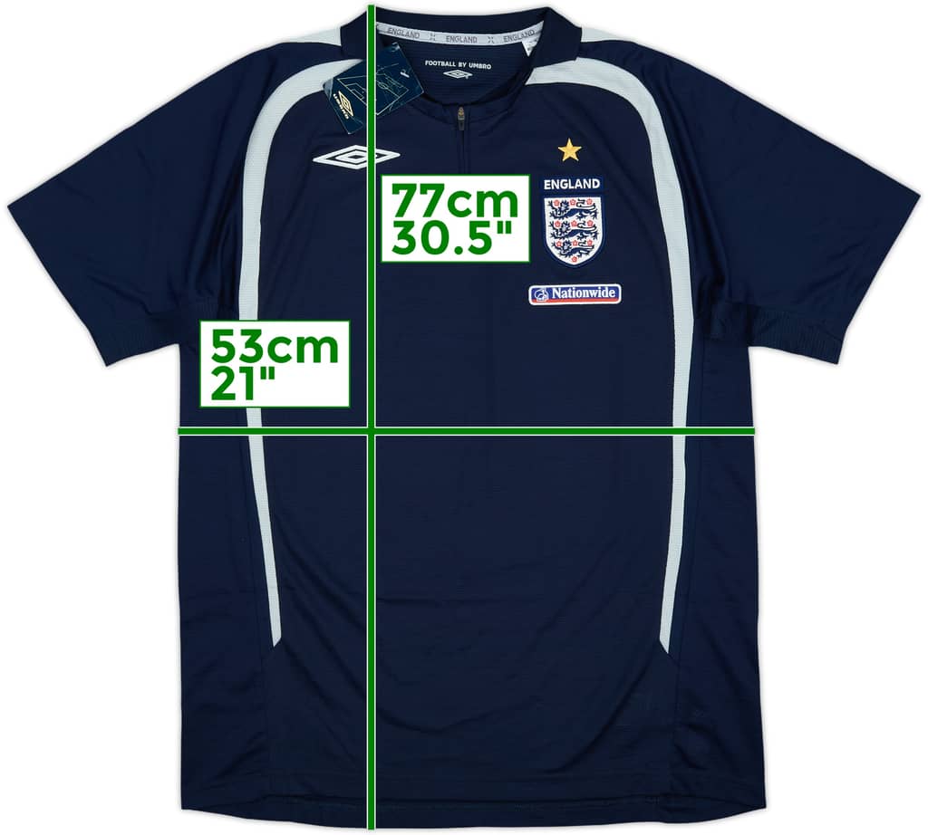 2007-08 England 1/4 Zip Training Shirt (M)