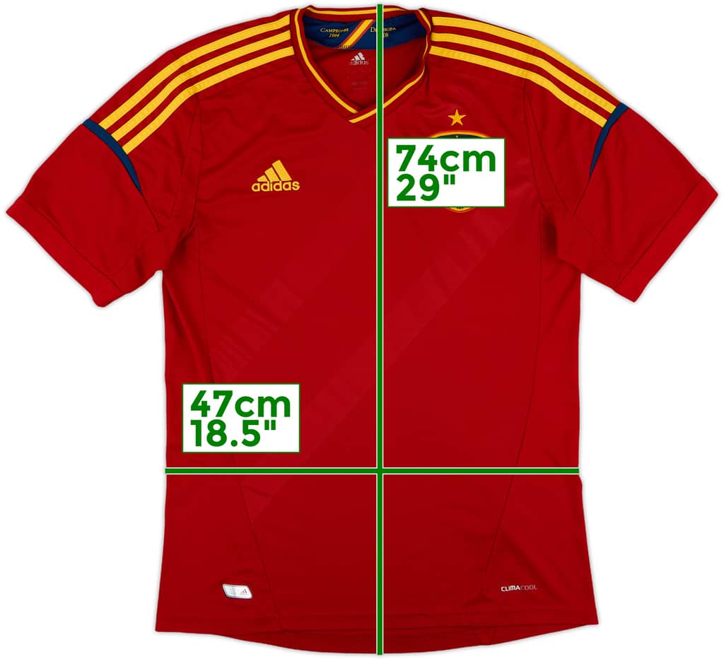 2011-12 Spain Home Shirt - 8/10 - (M)