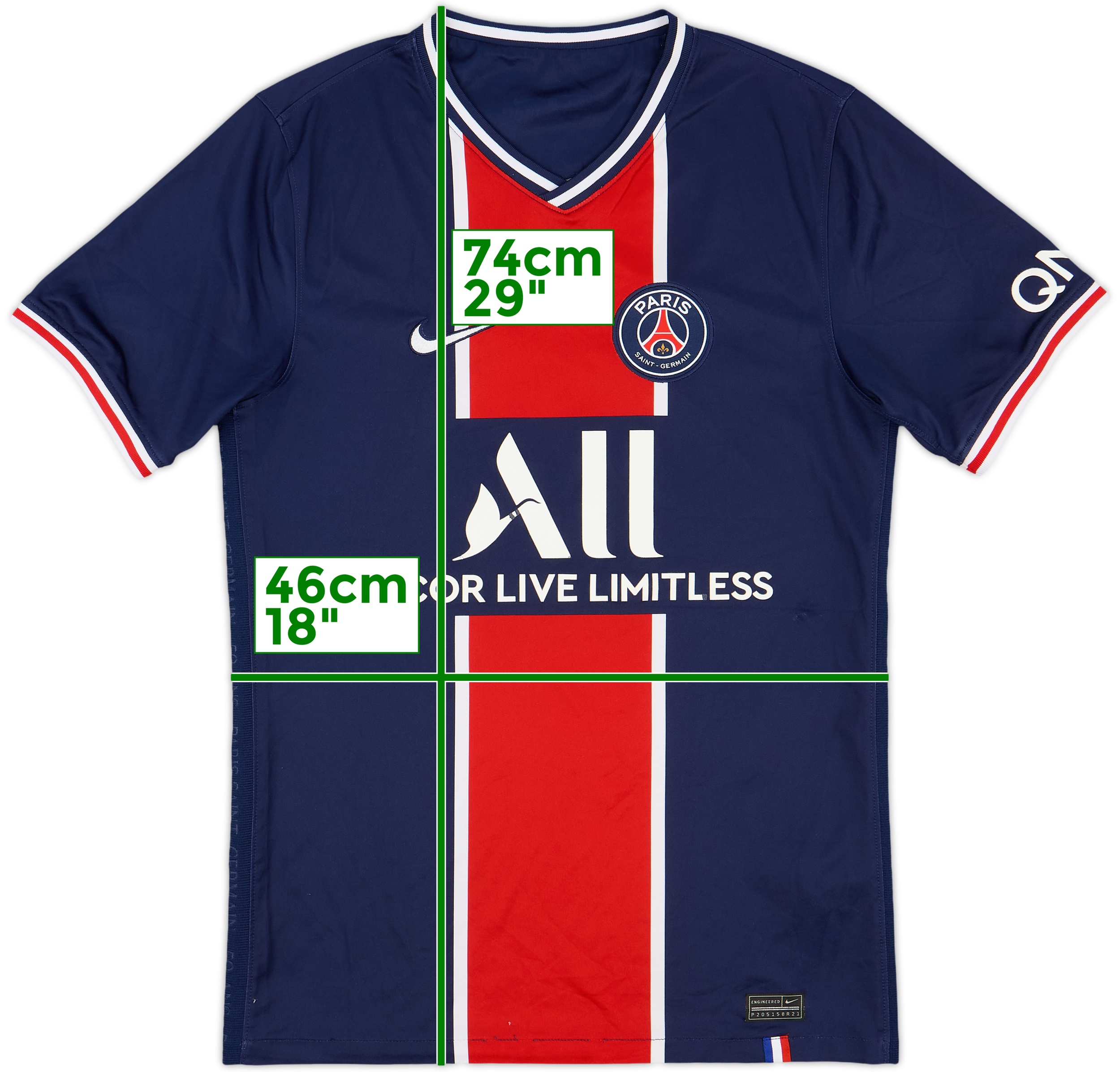 2020-21 Paris Saint-Germain Home Shirt - 5/10 - (S)