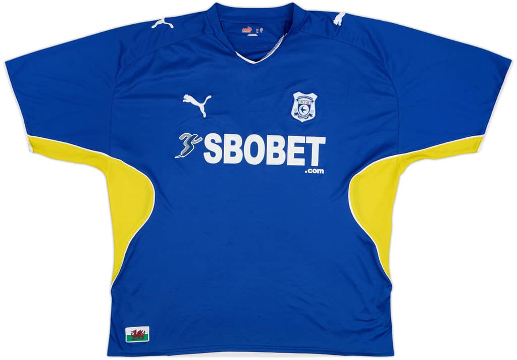 2009-10 Cardiff Home Shirt - 8/10 - (XL)