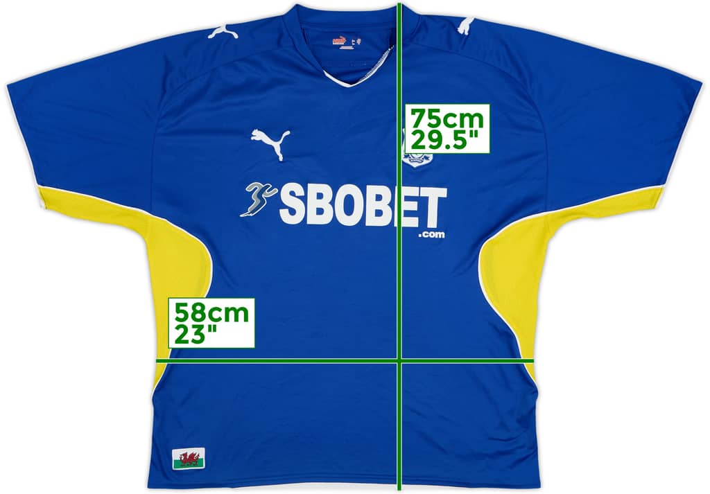 2009-10 Cardiff Home Shirt - 8/10 - (XL)
