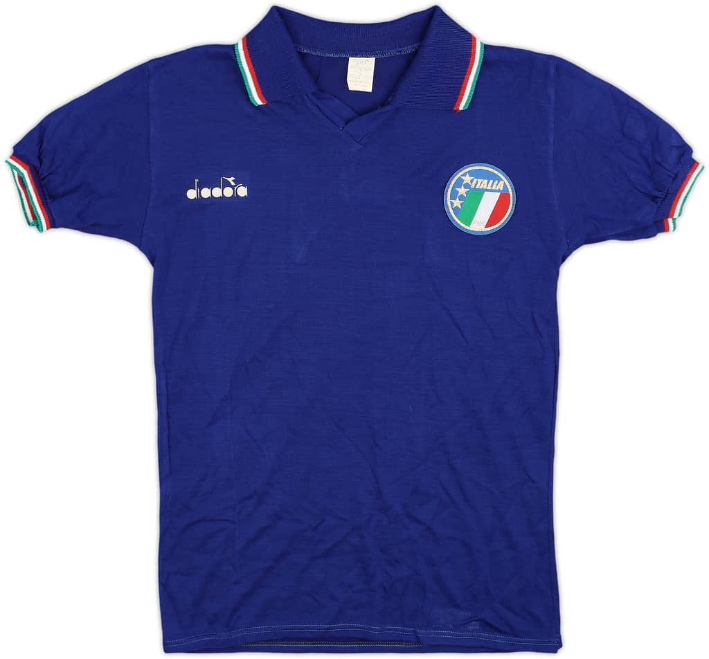 1986-88 Italy Home Shirt - 9/10 - (L.Boys)