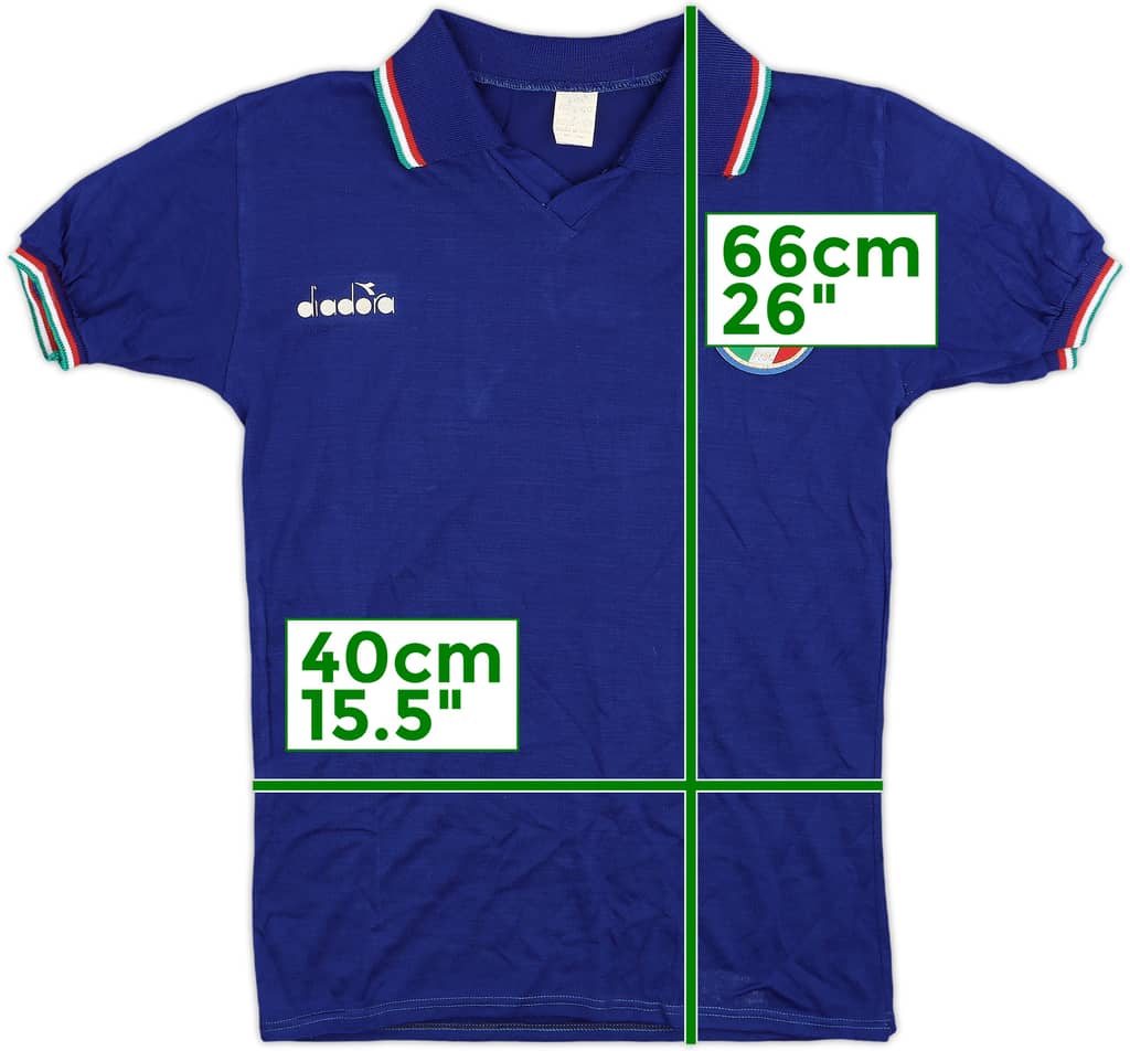 1986-88 Italy Home Shirt - 9/10 - (L.Boys)