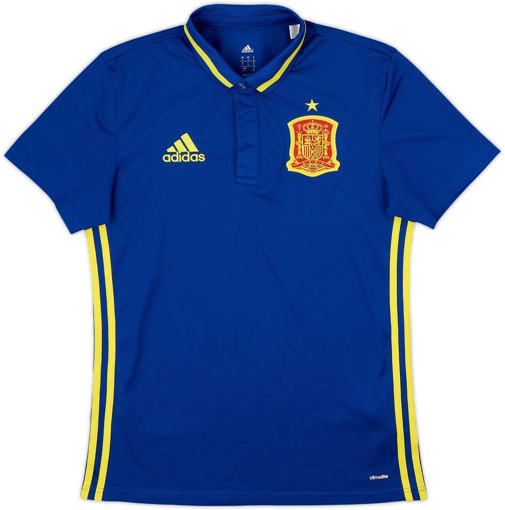 2015-16 Spain adidas Polo Shirt - 10/10 - (S)