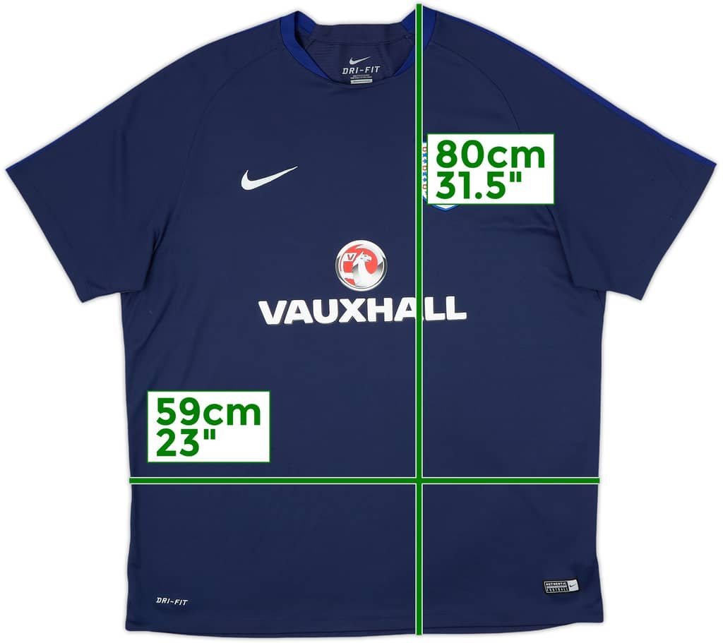 2016-17 England Nike Training Shirt - 9/10 - (XXL)
