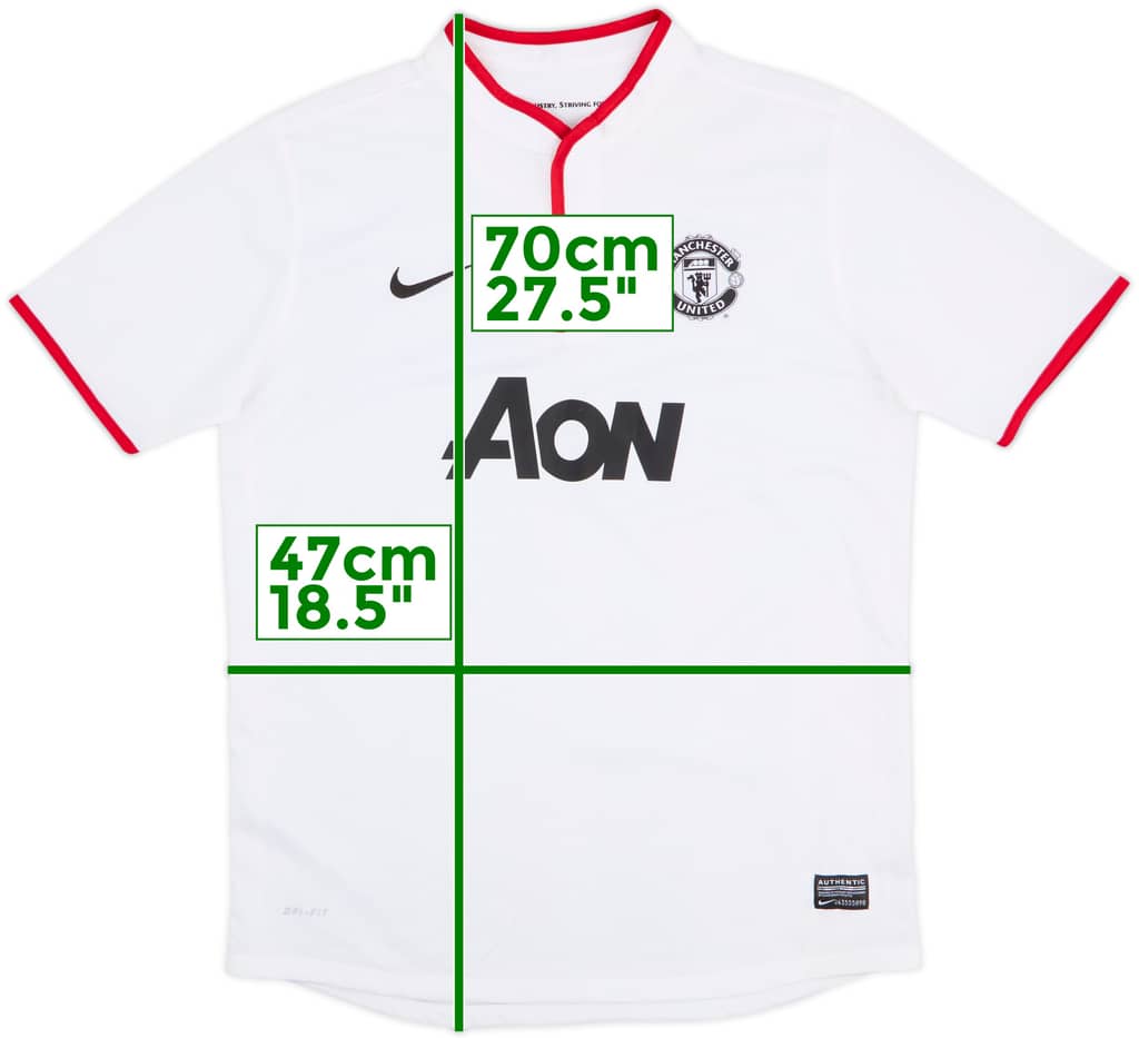 2012-14 Manchester United Away Shirt - 8/10 - (XL.Boys)