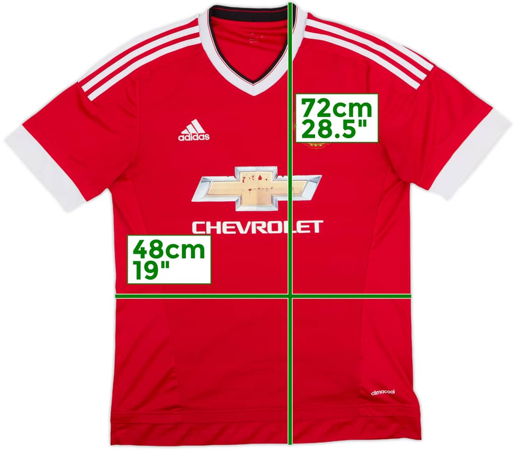 2015-16 Manchester United Home Shirt - 5/10 - (M)
